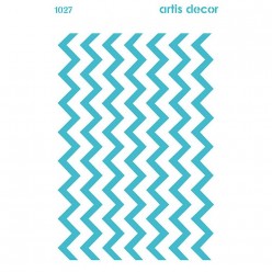 STENCIL FONDO CHEVRON 20X28.5CM