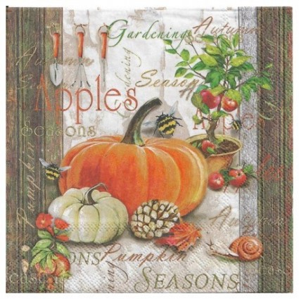 Servilleta  Autumn Gardening 33X33CM