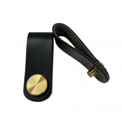 Tirador Piel Negro/oro