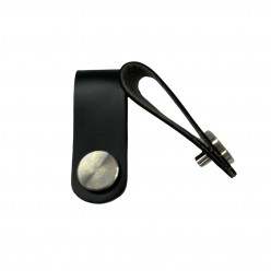 Tirador Piel Negro/plata