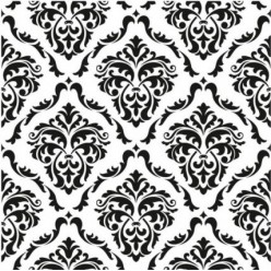 Stencil DAMASCO TUPIDO 25X25cm midi