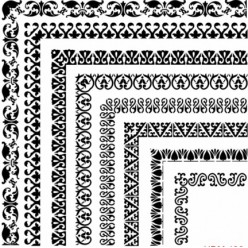 Stencil ESQUINAS 25X25cm