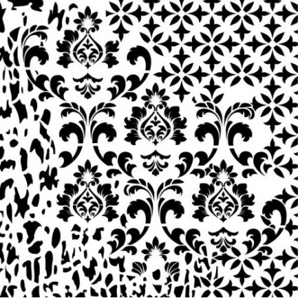 Stencil DAMASCO FLOR DE LIS 25X25cm