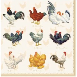 Servilleta Wyandotte Cream