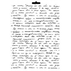 Stencil  TEXTO DECOR 21x30cm