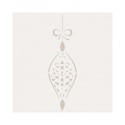 Stencil Bolas de Navidad 2