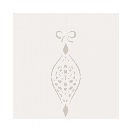 Stencil Bolas de Navidad 2