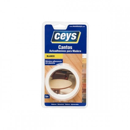 Canto para madera Blanco CEYS 5x19