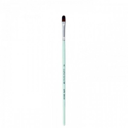 PINCEL LENGUA DE GATO Nº4 CRAFTER MINT MANGO CORTO