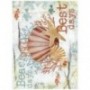 Papel de Arroz BEACH CONCHA HORIZONTAL 799