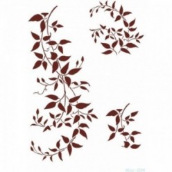 Stencil  RAMAS HOJAS 35X24CM
